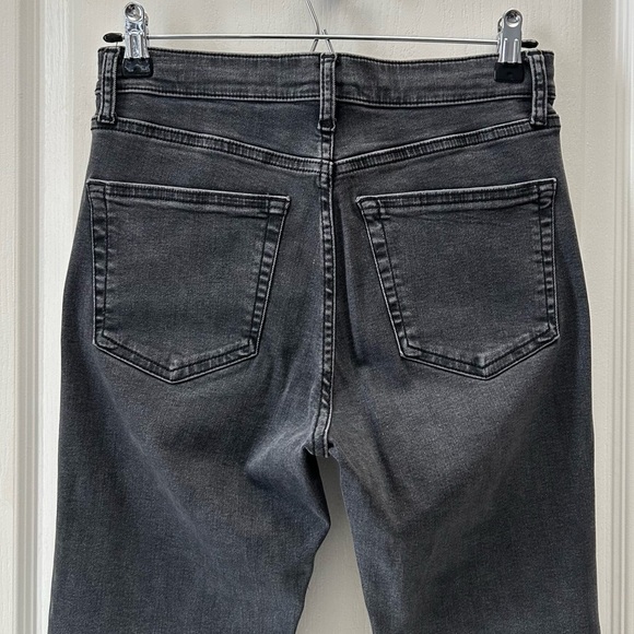 Topshop Jamie Skinny Jeans High Rise Cropped Ankle Length Washed Black Size 26 - Picture 10 of 16